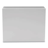 Poppin Plastic File Box, Letter Files, 3.75 X 12.25 X 9.75, White freeshipping - TVN Wholesale 