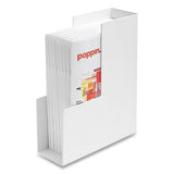 Poppin Plastic Magazine Box, 3.75 X 9.75 X 12.25, White freeshipping - TVN Wholesale 