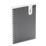 Poppin Pocket Notebook, 1 Subject, Medium-college Rule, Dark Gray Cover, 8.25 X 6, 80 Sheets freeshipping - TVN Wholesale 