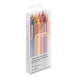 Poppin Luxe Gel Pen, Retractable, Fine 0.7 Mm, Black Ink, Assorted Barrel Colors, Dozen freeshipping - TVN Wholesale 