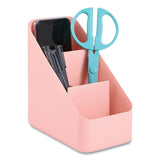 Poppin The Get-it-together Small Desk Organizer, 4 X 6.5 X 7.25, Blush freeshipping - TVN Wholesale 