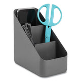 Poppin The Get-it-together Small Desk Organizer, 4 X 6.5 X 7.25, Dark Gray freeshipping - TVN Wholesale 