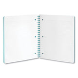 Poppin Work Happy Twin-wire One-subject Notebook, Medium-college Rule, Lagoon Blue-turquoise Cover, 11 X 8.5, 40 Sheets freeshipping - TVN Wholesale 