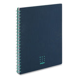 Poppin Work Happy Twin-wire One-subject Notebook, Medium-college Rule, Lagoon Blue-turquoise Cover, 11 X 8.5, 40 Sheets freeshipping - TVN Wholesale 