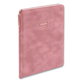 Poppin Velvet Sidekick Professional Notebook, 1 Subject, Wide-legal Rule, Dusty Rose Cover, 8.25 X 6.25, 80 Sheets freeshipping - TVN Wholesale 