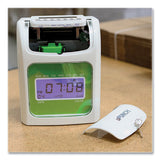 uPunch™ Hn1500 Electronic Non-calculating Time Clock Bundle, Lcd Display, Beige-green freeshipping - TVN Wholesale 