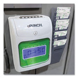 uPunch™ Ub1000 Electronic Non-calculating Time Clock Bundle, Lcd Display, Beige-green freeshipping - TVN Wholesale 