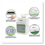 uPunch™ Ub1000 Electronic Non-calculating Time Clock Bundle, Lcd Display, Beige-green freeshipping - TVN Wholesale 