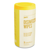 Perk™ Disinfecting Wipes, Lemon, 7 X 8, 75 Wipes-canister freeshipping - TVN Wholesale 