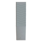 Pyramid Technologies Time Card Rack, 10 Pockets, Plastic, Light Gray freeshipping - TVN Wholesale 