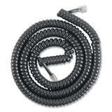 Power Gear Coiled Phone Cord, Plug-plug, 12 Ft, Black freeshipping - TVN Wholesale 