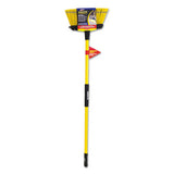 Quickie® Job Site Super-duty Multisurface Upright Broom, 16 X 54, Fiberglass Handle, Yellow-black freeshipping - TVN Wholesale 