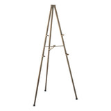 Quartet® Tripod Display Easel, 72" High, Steel, Bronze freeshipping - TVN Wholesale 