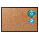 Quartet® Classic Series Cork Bulletin Board, 24x18, Black Aluminum Frame freeshipping - TVN Wholesale 