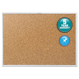 Quartet® Classic Series Cork Bulletin Board, 24 X 18, Silver Aluminum Frame freeshipping - TVN Wholesale 