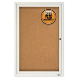 Quartet® Enclosed Bulletin Board, Natural Cork-fiberboard, 24 X 36, Silver Aluminum Frame freeshipping - TVN Wholesale 