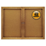 Quartet® Enclosed Bulletin Board, Natural Cork-fiberboard, 72 X 48, Silver Aluminum Frame freeshipping - TVN Wholesale 