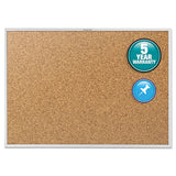 Classic Series Cork Bulletin Board, 72 X 48, Oak Finish Frame