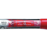 Quartet® Enduraglide Dry Erase Marker, Broad Chisel Tip, Red, Dozen freeshipping - TVN Wholesale 