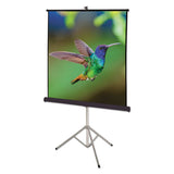 Quartet® Portable Tripod Projection Screen, 60 X 60, White Matte Finish freeshipping - TVN Wholesale 