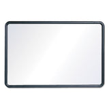 Quartet® Contour Dry-erase Board, Melamine, 48 X 36, White Surface, Black Frame freeshipping - TVN Wholesale 