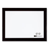 Quartet® Home Decor Magnetic Dry Erase Board, 23 X 17, Black Wood Frame freeshipping - TVN Wholesale 