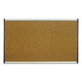 Quartet® Arc Frame Cork Cubicle Board, 18 X 30, Tan, Aluminum Frame freeshipping - TVN Wholesale 