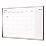 Quartet® Magnetic Dry-erase Calendar, 18 X 30, White Surface, Silver Aluminum Frame freeshipping - TVN Wholesale 