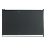 Quartet® Prestige Embossed Foam Bulletin Board, 48 X 36, Black, Aluminum Frame freeshipping - TVN Wholesale 