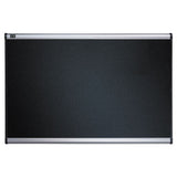 Quartet® Prestige Embossed Foam Bulletin Board, 72 X 48, Black, Aluminum Frame freeshipping - TVN Wholesale 