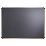 Quartet® Prestige Euro-style Embossed Foam Bulletin Board, 48 X 34 7-16, Black-alum Frame freeshipping - TVN Wholesale 