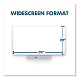 Quartet® Silhouette Total Erase Whiteboard, 50 X 28, Silver Aluminum Frame freeshipping - TVN Wholesale 