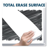 Quartet® Silhouette Total Erase Whiteboard, 74 X 42, Silver Aluminum Frame freeshipping - TVN Wholesale 