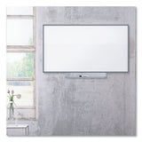 Quartet® Silhouette Total Erase Whiteboard, 74 X 42, Silver Aluminum Frame freeshipping - TVN Wholesale 