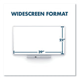 Quartet® Silhouette Total Erase Whiteboard, 74 X 42, Silver Aluminum Frame freeshipping - TVN Wholesale 