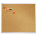 Quartet® Natural Cork Bulletin Board, 72 X 48, Anodized Aluminum Frame freeshipping - TVN Wholesale 