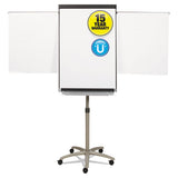 Quartet® Prestige 2 Mobile Presentation Easel,  3 Ft X 2 Ft, Silver-white freeshipping - TVN Wholesale 