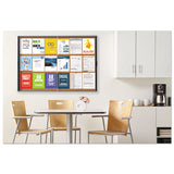 Quartet® Enclosed Indoor Cork Bulletin Board W-sliding Glass Doors, 56 X 39, Silver Frame freeshipping - TVN Wholesale 