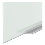 Quartet® Invisamount Magnetic Glass Marker Board, Frameless, 39" X 22", White Surface freeshipping - TVN Wholesale 