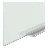 Quartet® Invisamount Magnetic Glass Marker Board, Frameless, 50" X 28", White Surface freeshipping - TVN Wholesale 