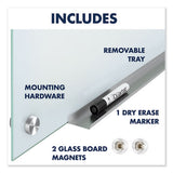 Quartet® Infinity Magnetic Glass Marker Board, 72 X 48, White freeshipping - TVN Wholesale 