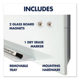 Quartet® Element Framed Magnetic Glass Dry-erase Boards, 74" X 42", Aluminum Frame freeshipping - TVN Wholesale 