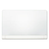 Quartet® Horizon Magnetic Glass Marker Board With Hidden Tray, 74 X 42, White freeshipping - TVN Wholesale 