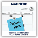 Quartet® Infinity Magnetic Glass Calendar Board, 24 X 18 freeshipping - TVN Wholesale 