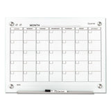 Quartet® Infinity Magnetic Glass Calendar Board, 24 X 18 freeshipping - TVN Wholesale 