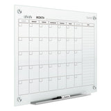 Quartet® Infinity Magnetic Glass Calendar Board, 48 X 36 freeshipping - TVN Wholesale 