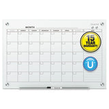 Quartet® Infinity Magnetic Glass Calendar Board, 48 X 36 freeshipping - TVN Wholesale 