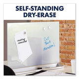 Quartet® Desktop Magnetic Glass Dry-erase Panel, 23" X 17", White freeshipping - TVN Wholesale 