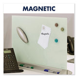 Quartet® Desktop Magnetic Glass Dry-erase Panel, 23" X 17", White freeshipping - TVN Wholesale 