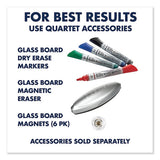 Quartet® Desktop Magnetic Glass Dry-erase Panel, 23" X 17", White freeshipping - TVN Wholesale 